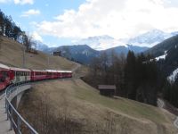 109 Fahrt mit der Arosabahn von Chur nach Arosa
