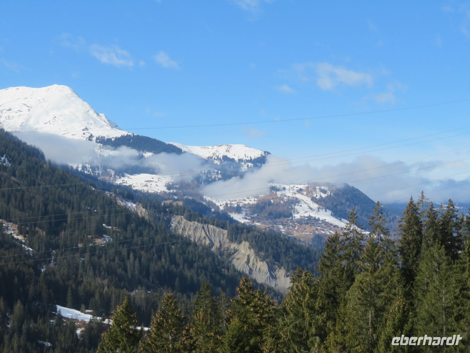 110 Fahrt mit der Arosabahn von Chur nach Arosa