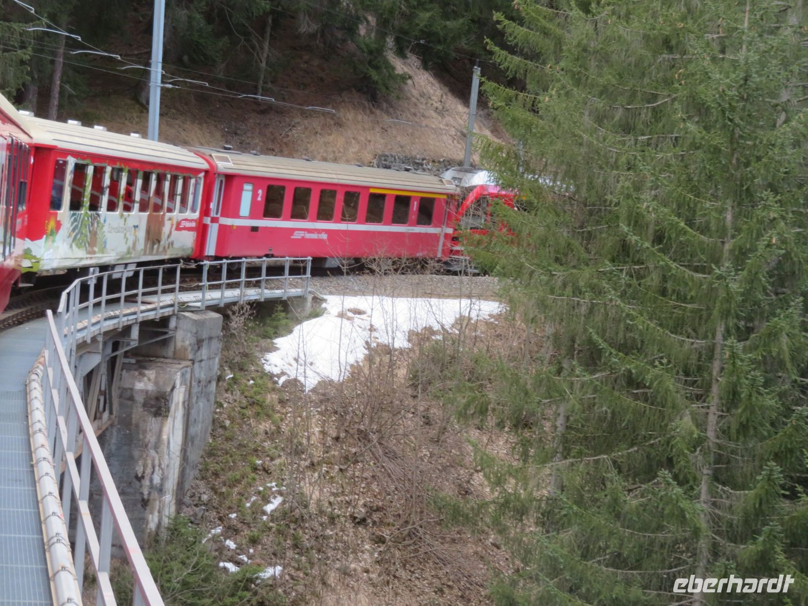 112 Fahrt mit der Arosabahn von Chur nach Arosa