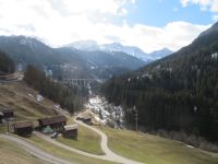 113 Fahrt mit der Arosabahn von Chur nach Arosa