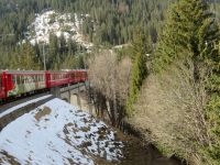 118 Fahrt mit der Arosabahn von Chur nach Arosa 