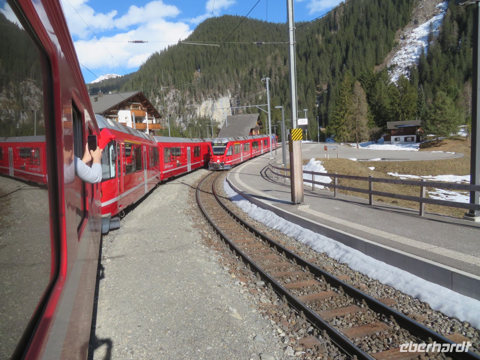 151 Rückfahrt mit der  Arosabahn nach Chur