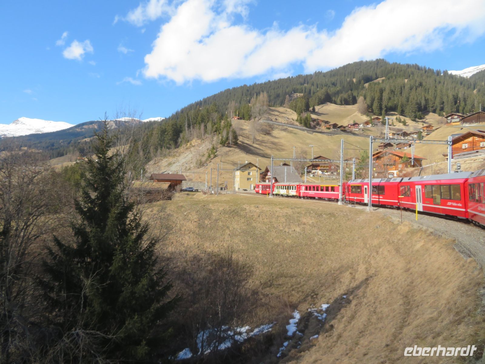 153 Rückfahrt mit der  Arosabahn nach Chur