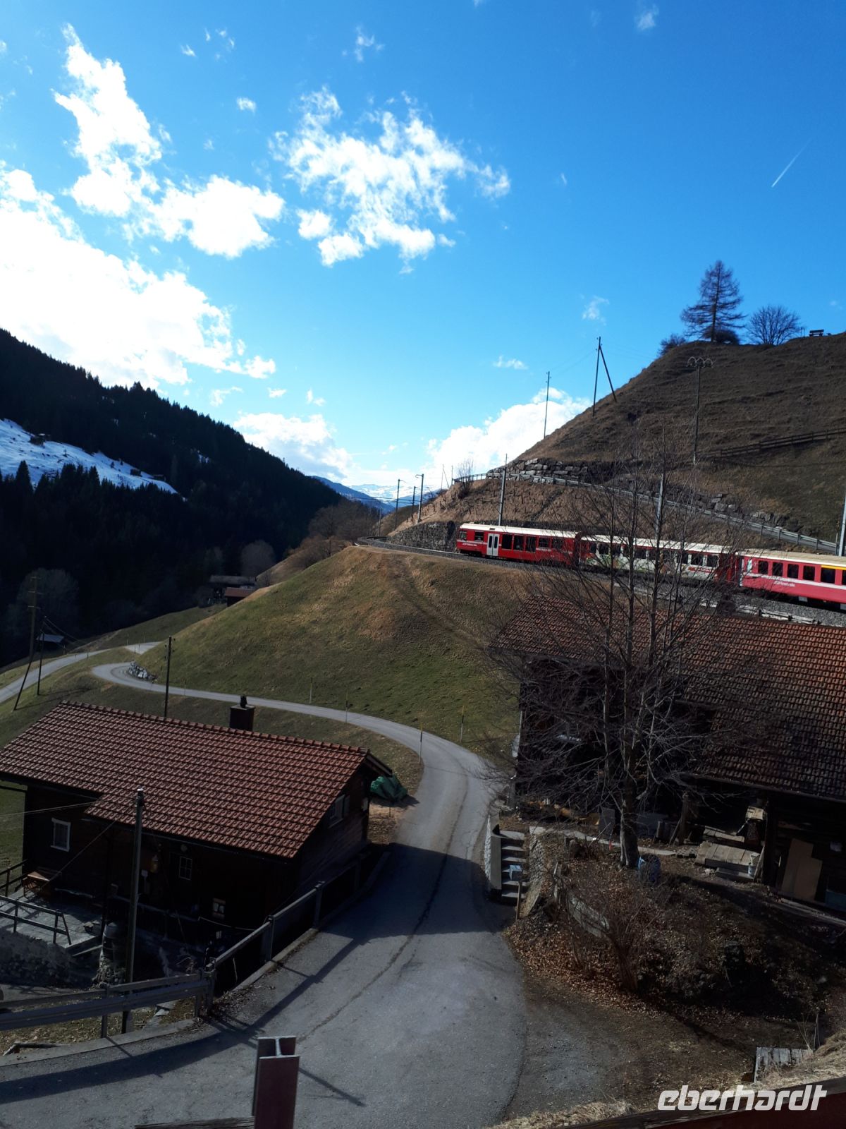 154.1 Rückfahrt mit der  Arosabahn nach Chur