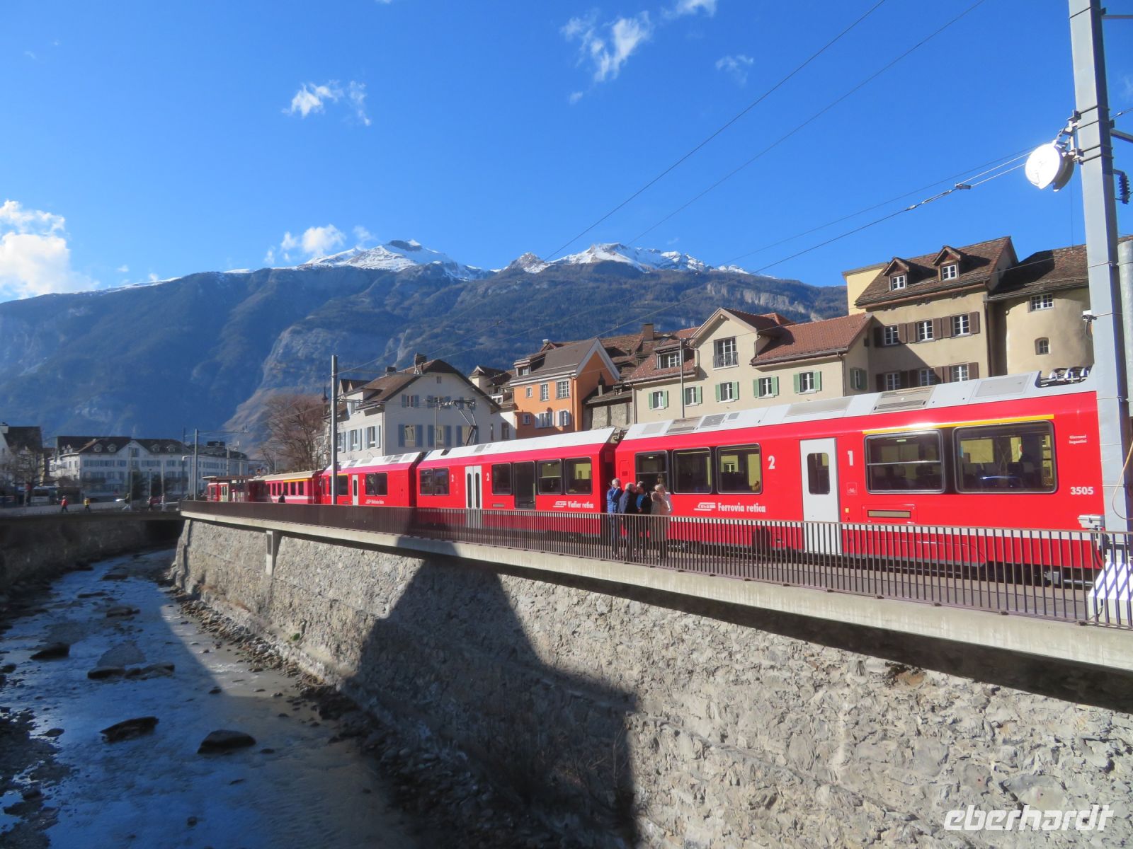 171 Rückfahrt mit der  Arosabahn nach Chur