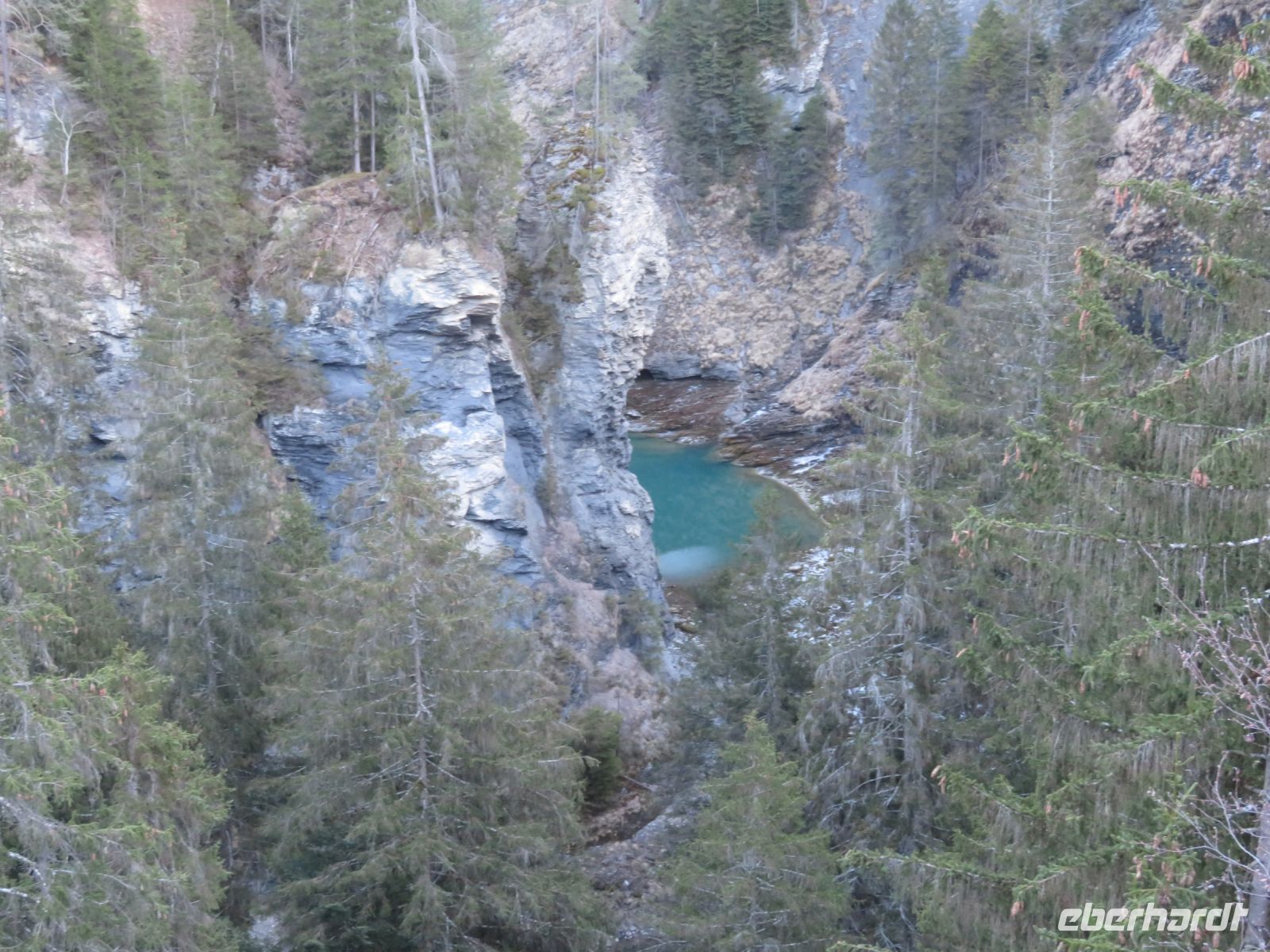 176 Rückfahrt nach Chur Tiefencastel - Stopp am Solis-Viadukt