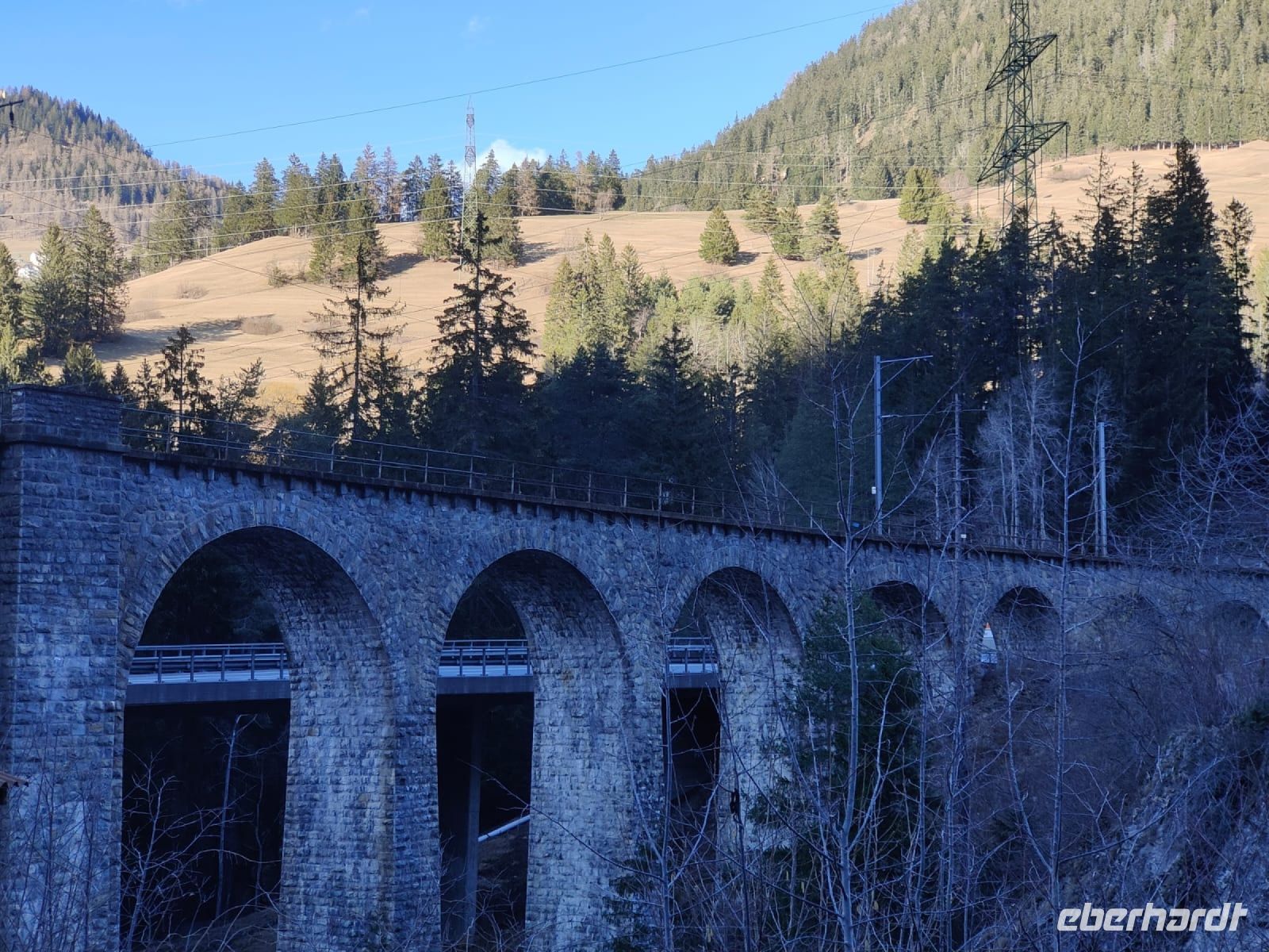 184 Rückfahrt nach Chur Tiefencastel - Stopp am Solis-Viadukt (2)