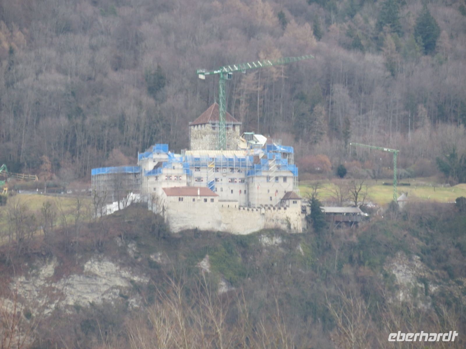 283 Rückfahrt - Schloss Vaduz
