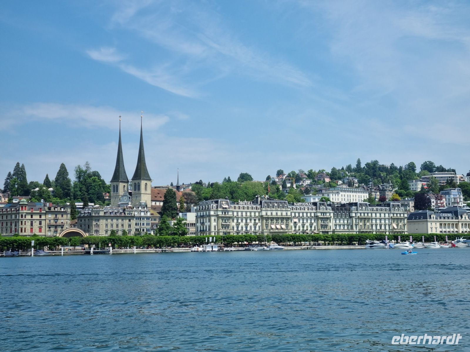 Luzern - Blick zur Hofkirche Hofkirche St. Leodegar