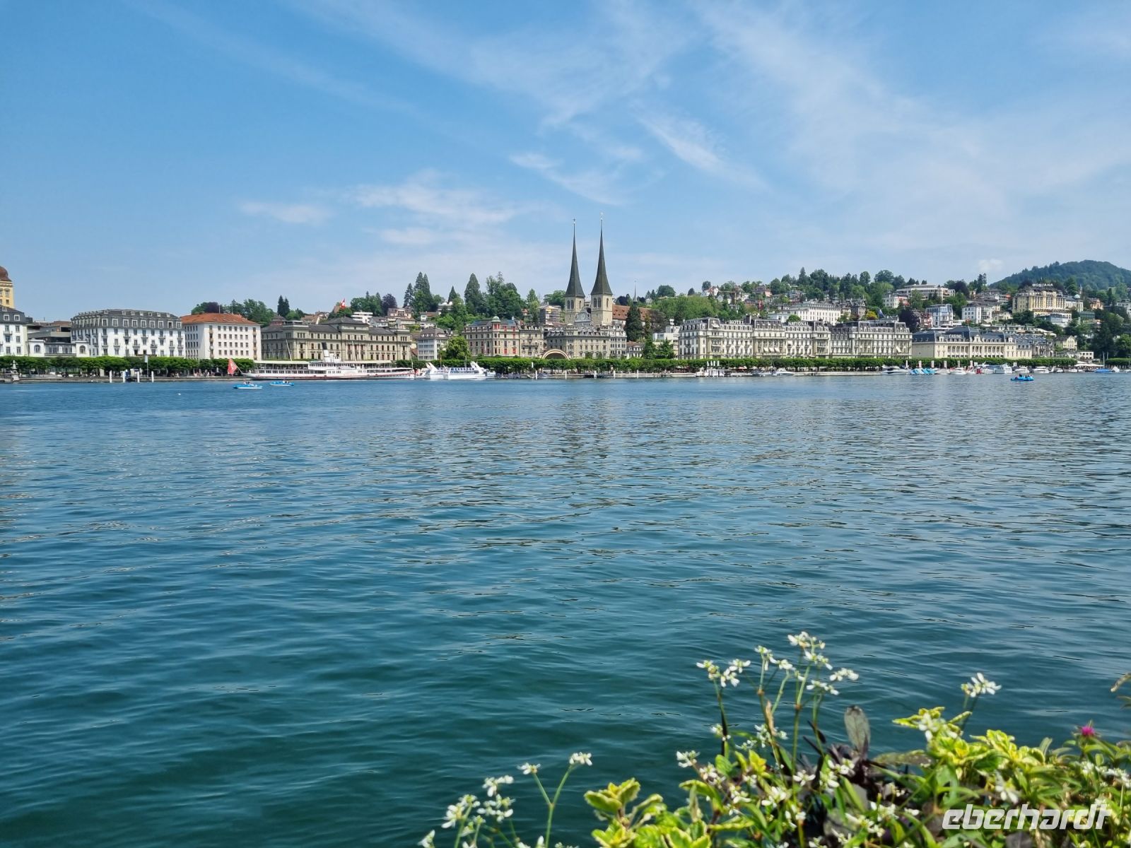 Luzern - Blick zur Hofkirche Hofkirche St. Leodegar