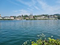 Luzern - Blick zur Hofkirche Hofkirche St. Leodegar