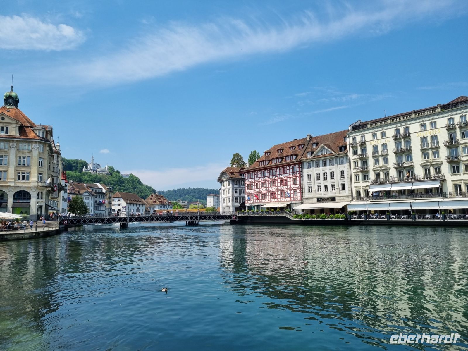 Luzern - am Ufer der Reuss...