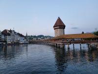 Abendstimmung in Luzern - Kapellbrücke 