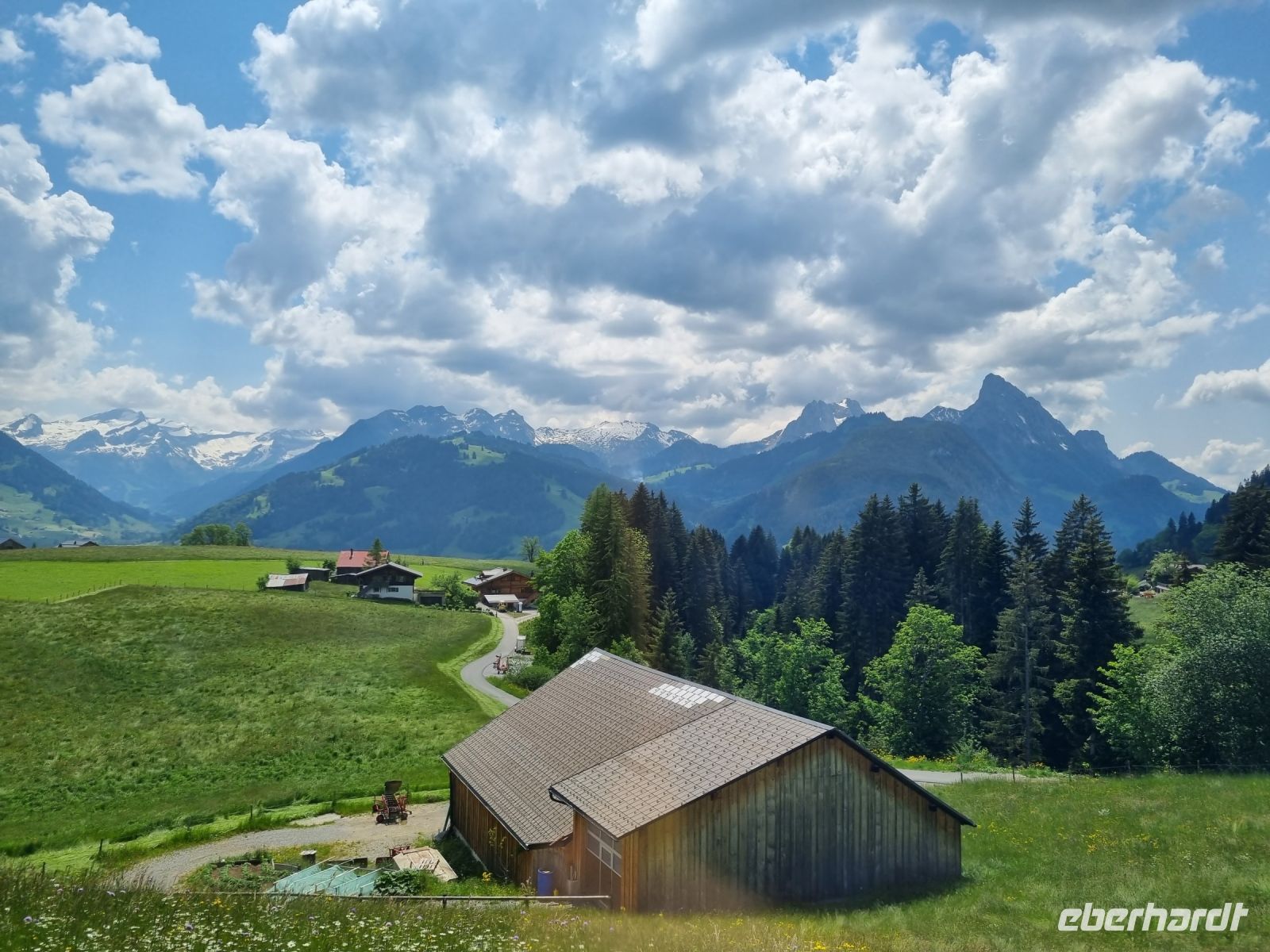 Fahrt mit dem GoldenPass Panoramic von Zweisimmen nach Montreux...