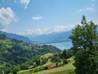 Fahrt mit dem GoldenPass Panoramic von Zweisimmen nach Montreux... - Blick zum Genfer See