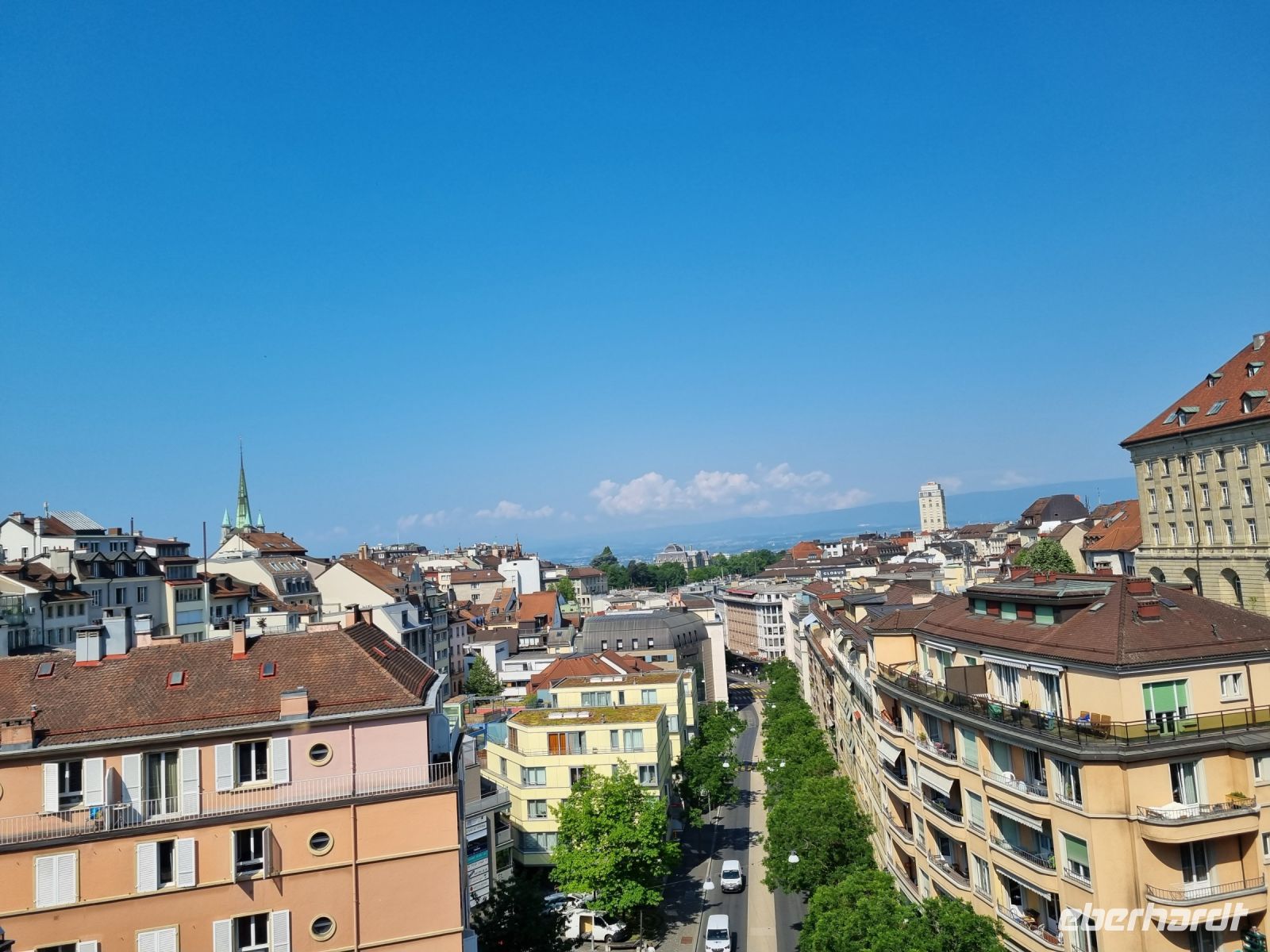 Lausanne - Ausblick von der Bessières-Brücke