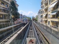 Lausanne - Fahrt mit der Metro...