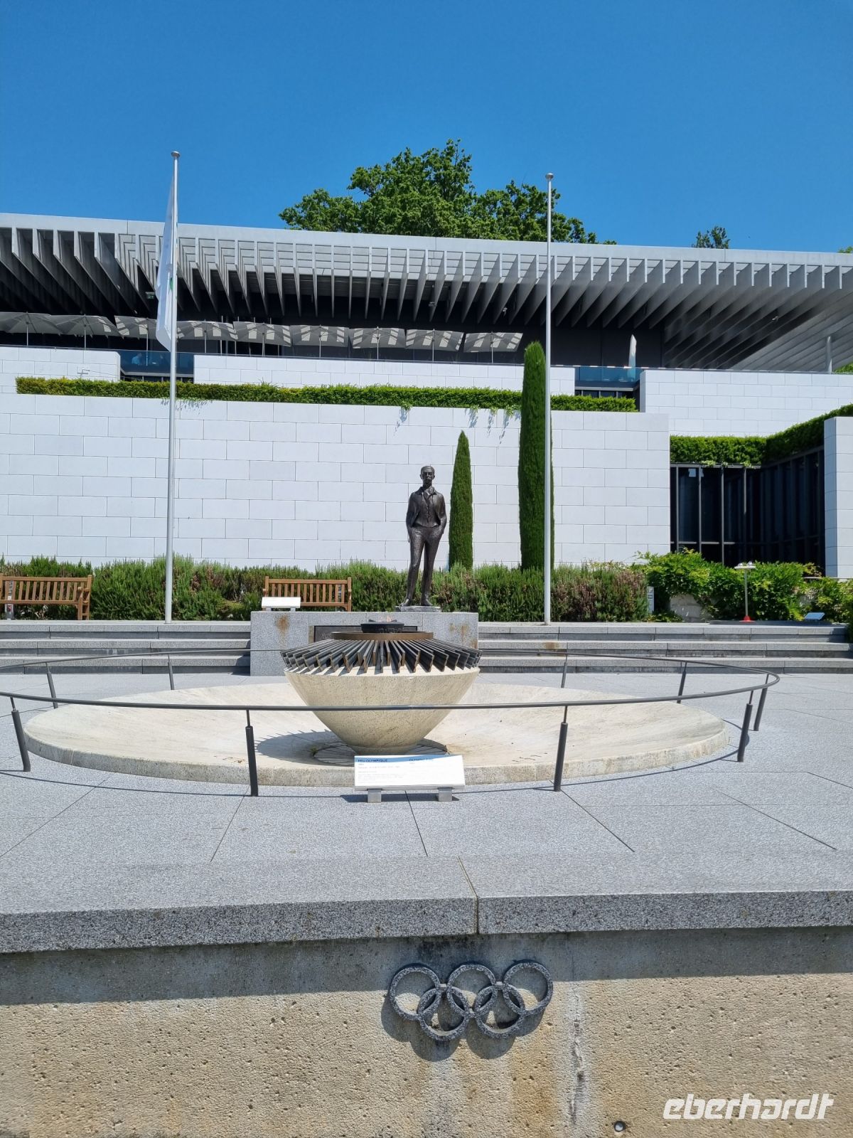 Lausanne  - Olympisches Museum (ewige Olympische Flamme)