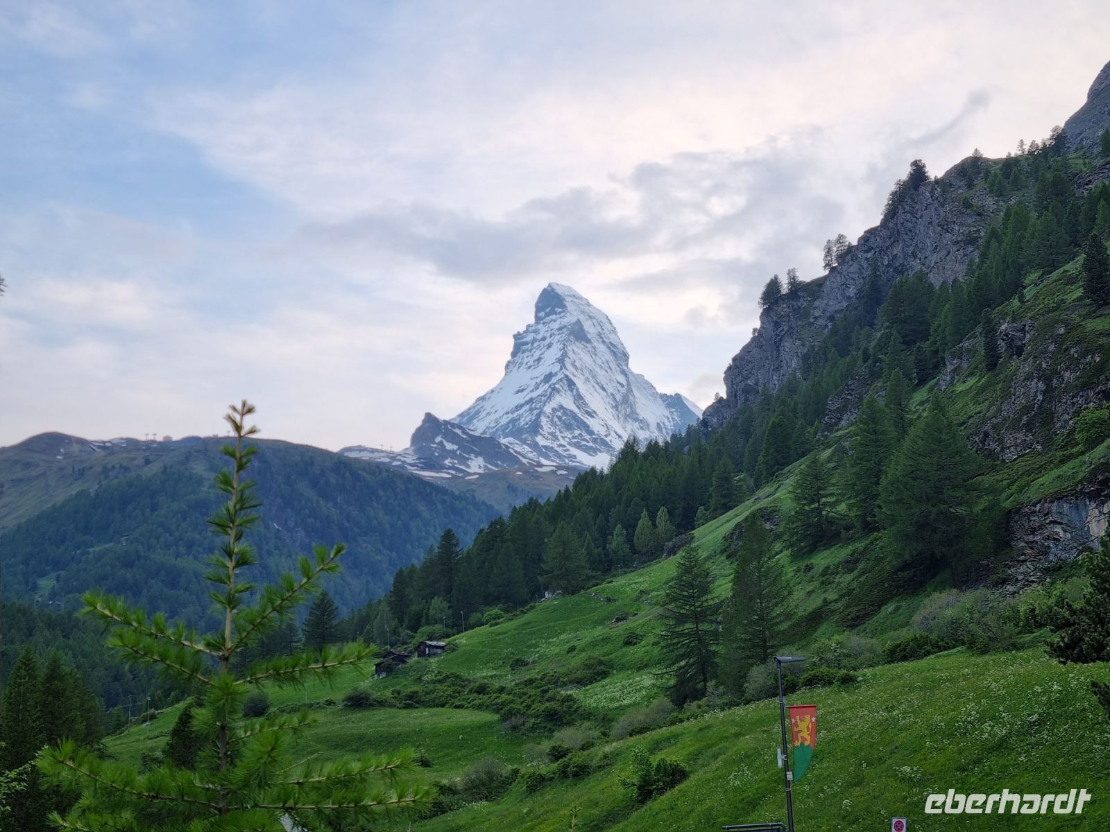 Zermatt - Blick zum Matterhorn 