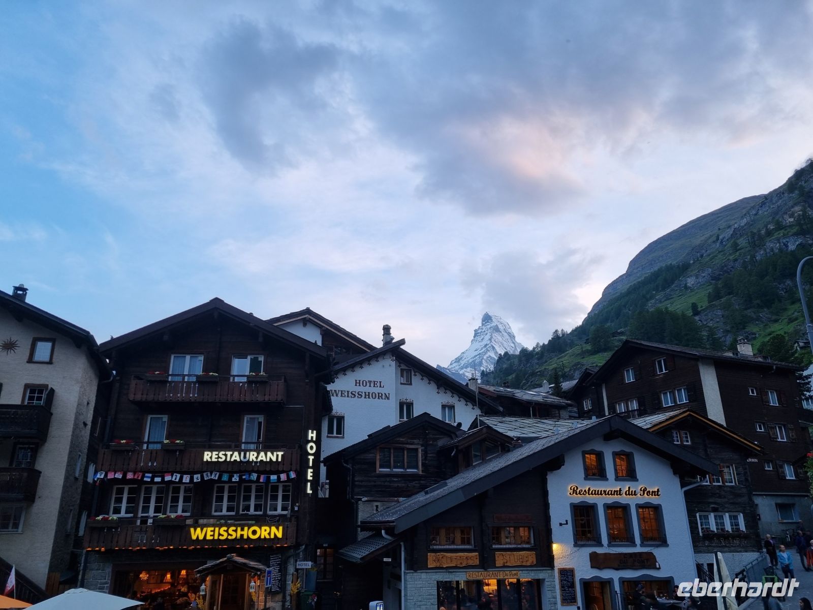 Zermatt - Blick zum Matterhorn 