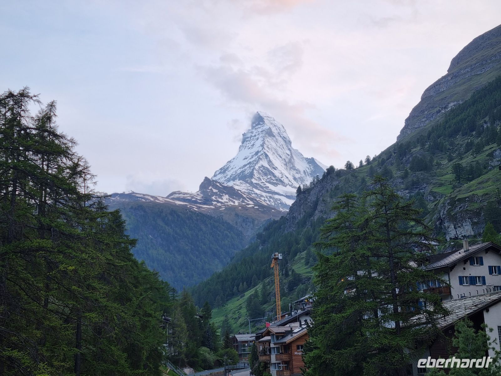 Zermatt - Blick zum Matterhorn 