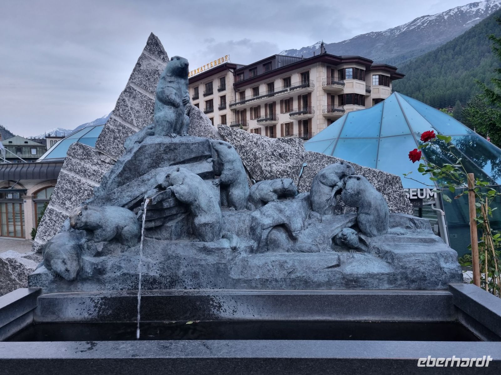 Zermatt - Murmeltierbrunnen