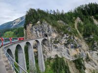 Fahrt mit dem Glacier-Express - Landwasserviadukt 