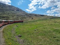 Fahrt mit dem Bernina-Express...