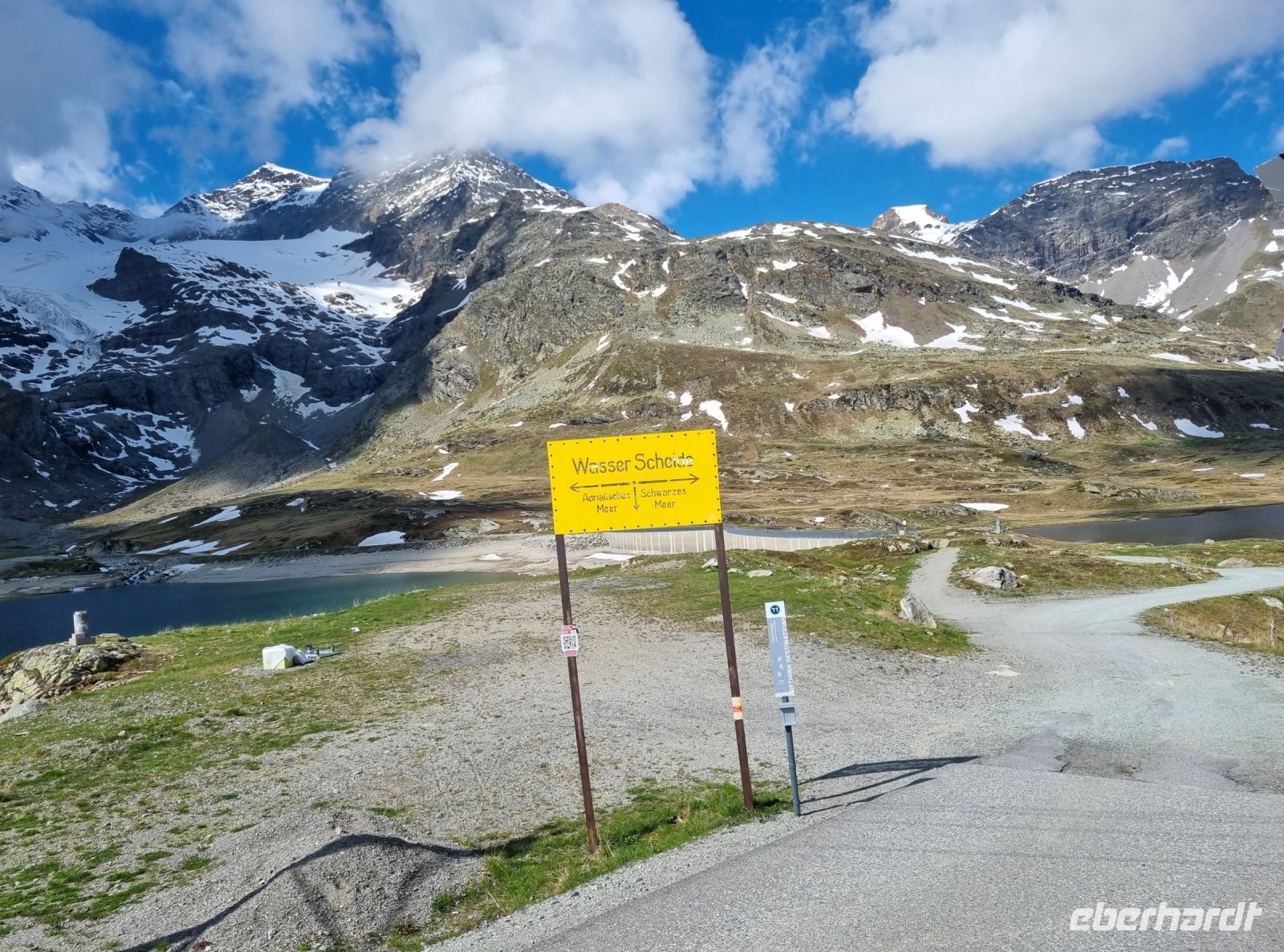 Fahrt mit dem Bernina-Express - Wasserscheide Adriatisches-/Schwarzes Meer