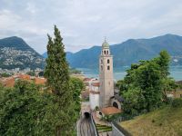 Lugano - Blick zur Kathedrale San Lorenzo