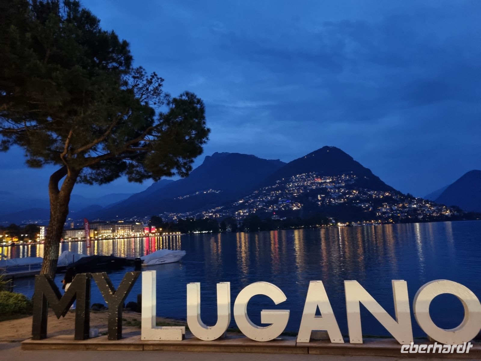 Abendstimmung in Lugano...