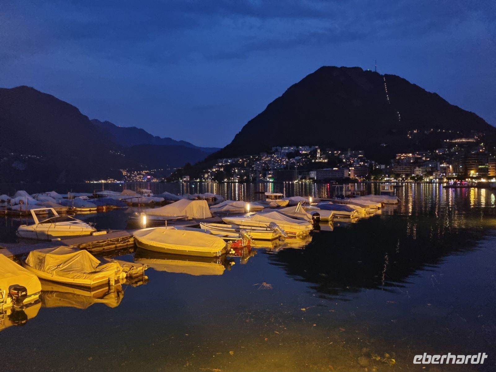 Abendstimmung in Lugano...