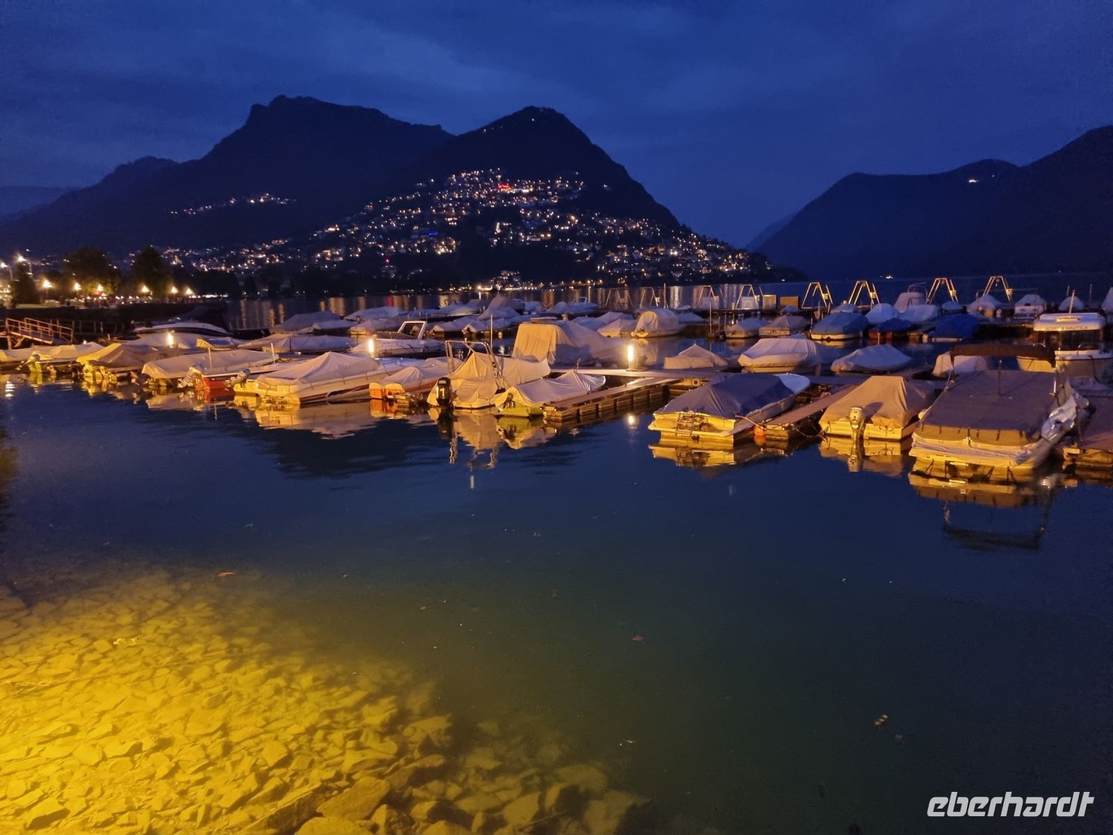Abendstimmung in Lugano...