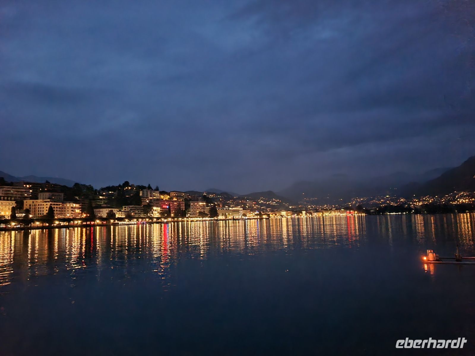 Abendstimmung in Lugano...