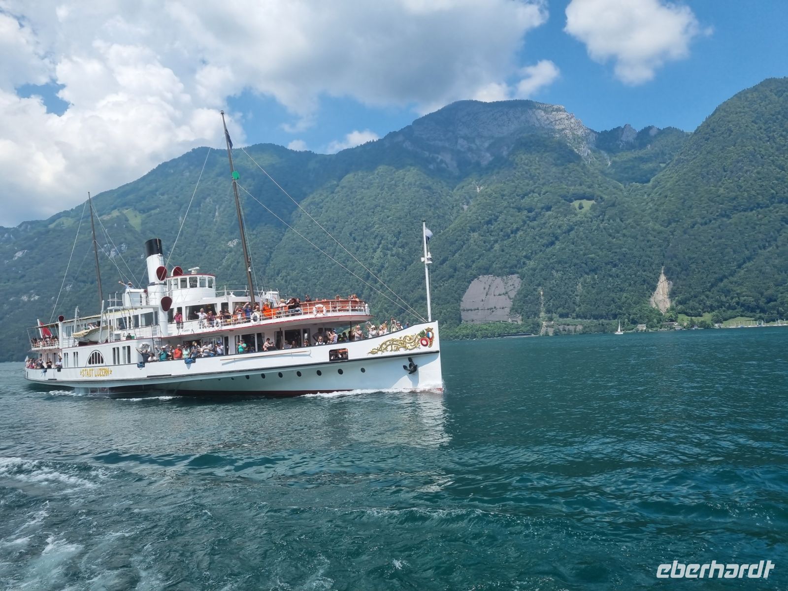 Schifffahrt auf dem Vierwaldstättersee...