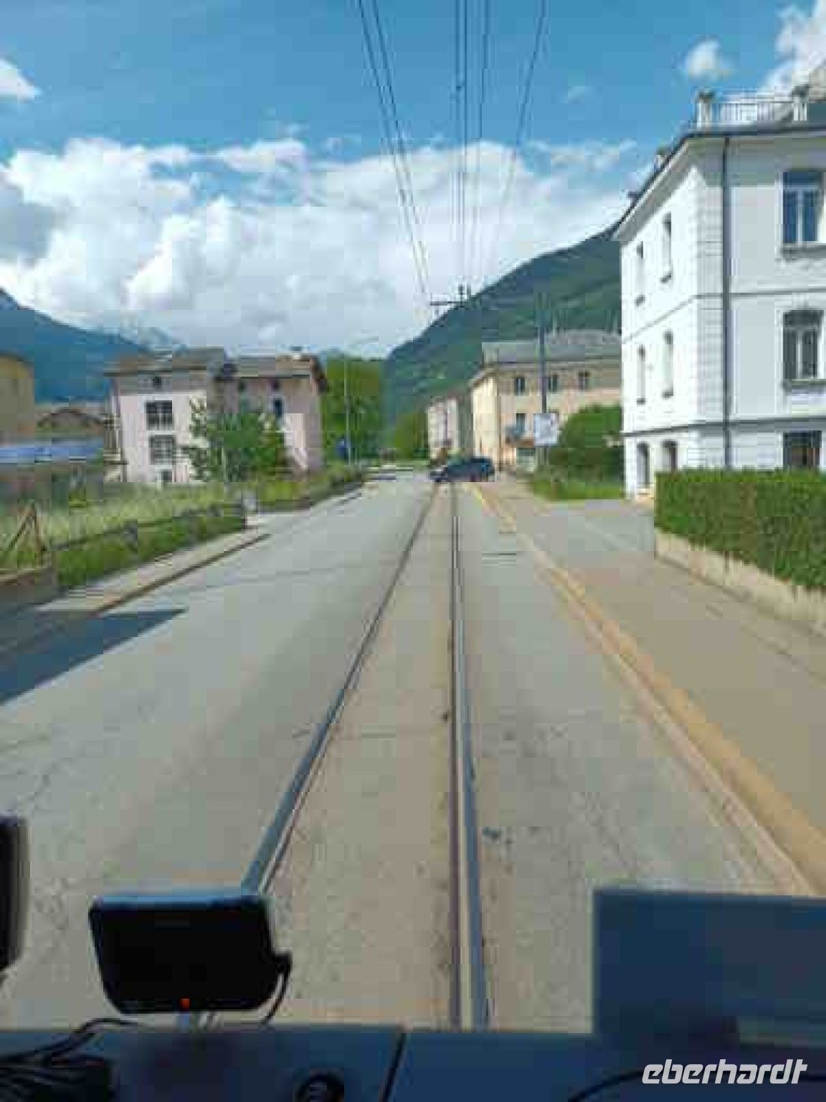 Auf den Schienen des Berniner Express durch die Stadt