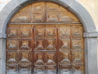 Engadiner Haus, Holzportal