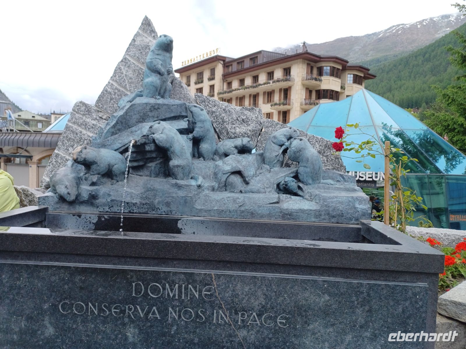 Zermatt-Murmeltierbrunnen