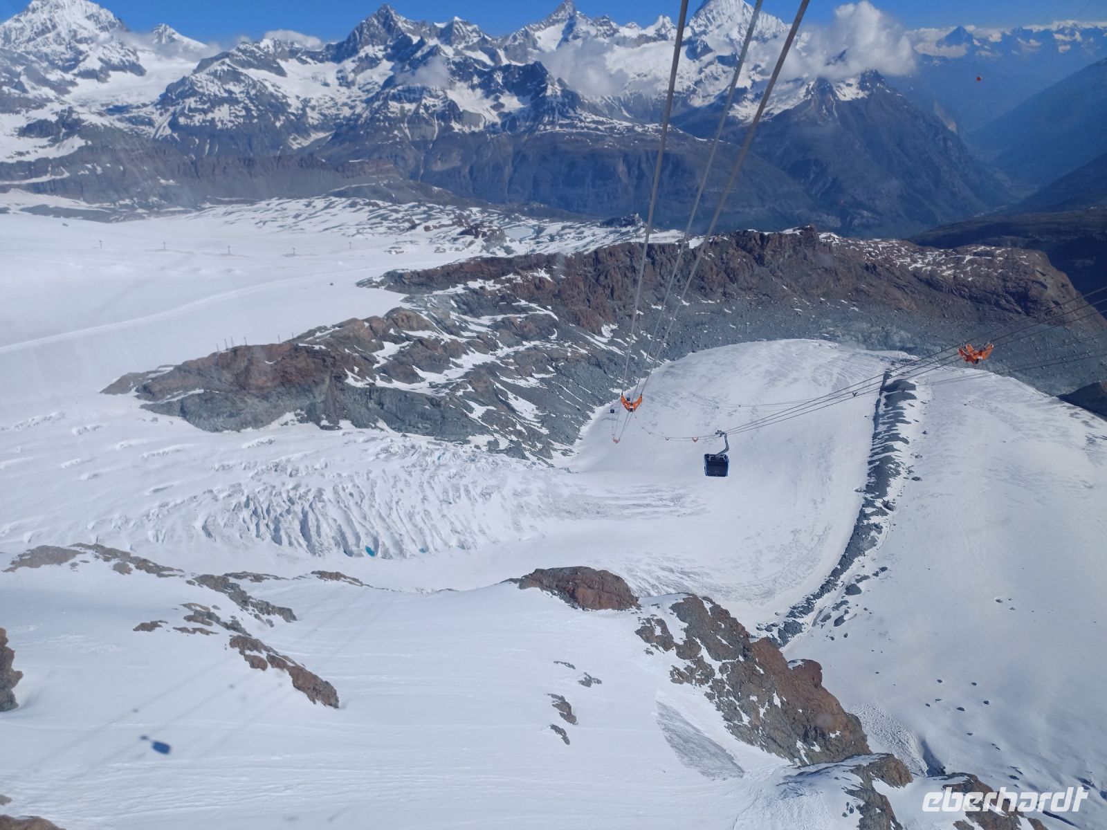 Blick aus der Kabinenbahn
