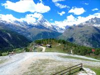 Blick vom Sunnegga (2288 m ü.M. auf das Matterhorn