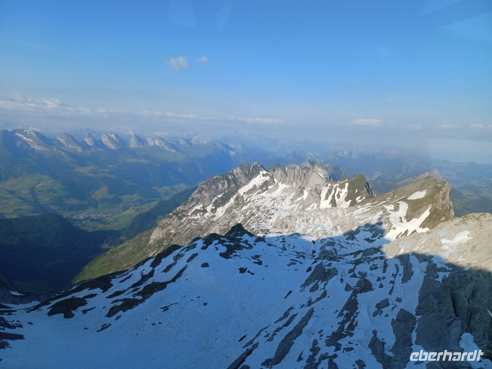 Säntis-Blick von der Aussichtsplattform