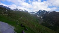 Blick von Muottas Muragl in das Obere Engadin...