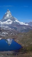 ...das Matterhorn wolkenfrei!
