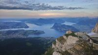 Luzern und Vierwaldstättersee am Morgen...