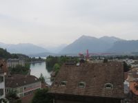 027 Thun - Blick vom Schlossberg über die Stadt