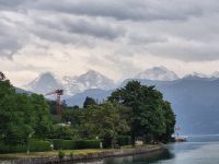 043 Schifffahrt auf dem Thunersee - Blick zu Eiger, Mönch und Jungfrau