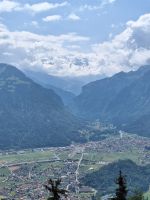 073-1 Interlaken -Ausflug auf den Hader Kulm - die Jungfrau blinzelt durch die Wolken