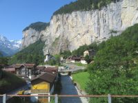 113 Ausflug zum Jungfraujoch - Blick zum Staubachfall in Lauterbrunnen