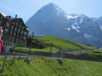 115 Ausflug zum Jungfraujoch - Blick zur Eigernordwand