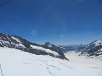 140 Jungfraujoch -Blick über den Aletschgletscher in die Walliser Alpen